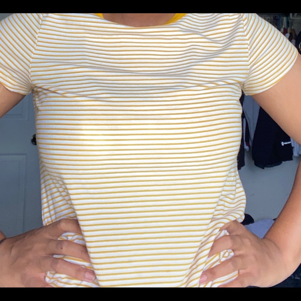Striped Yellow Shirt